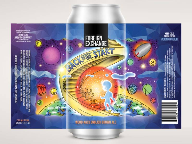 Back To The Start - Wood Aged English Brown Ale - (ABV 7.2%) **NEW**