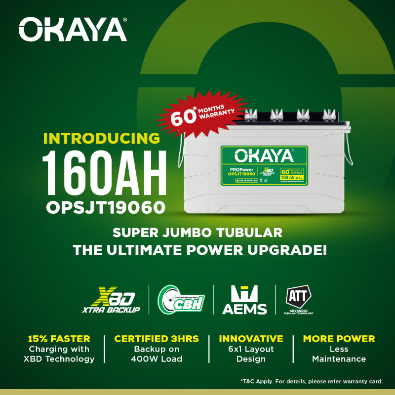 OKAYA OPSJT19060 | 160AH