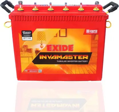 EXIDE 60 Months Warranty Tubular Inverter Battery  (150 Ah, IMTT1500 150Ah Tall Tubular Battery with 60*Month Warranty)