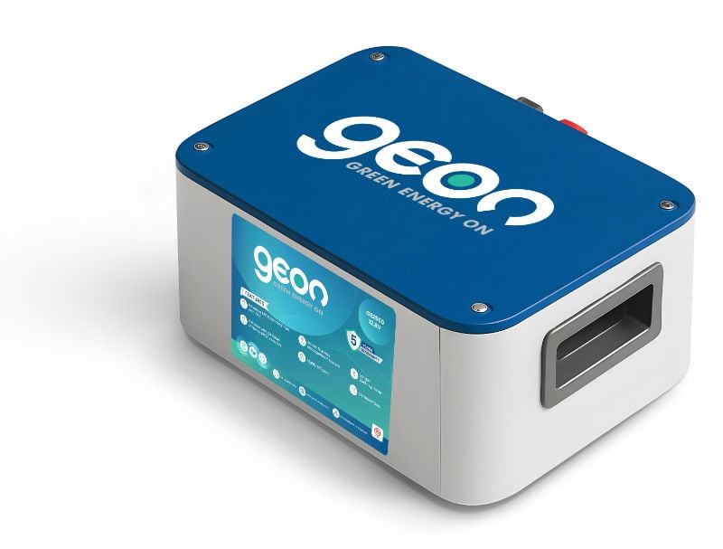 Geon GE2500⁺ 12.8V 150Ah Lithium-Ion Inverter Battery, 4.5 Hours Backup, Fast Charging, Longer Life, Smart BMS