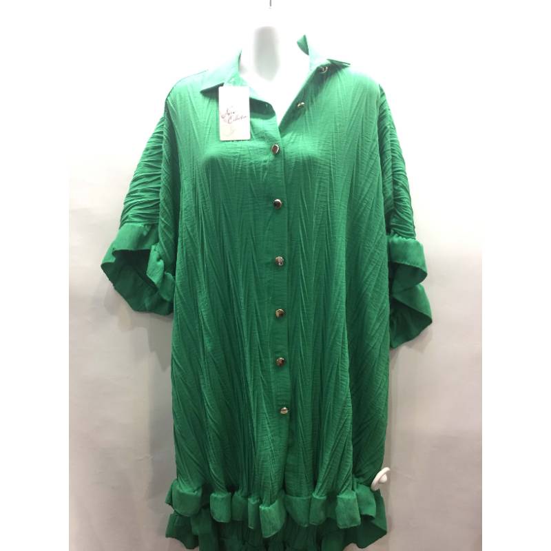 Polyester Green Dress