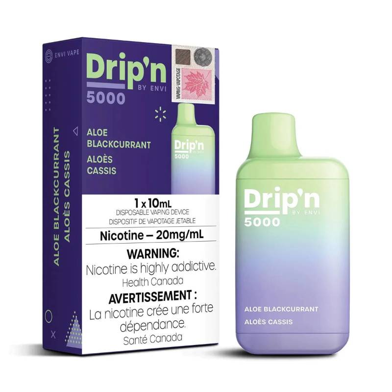 DRIP'N 5000 PUFFS ALOE BLACKCURRANT