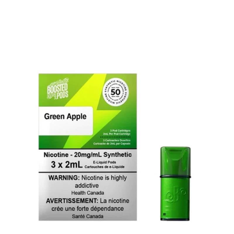 BOOSTED PODS GREEN APPLE