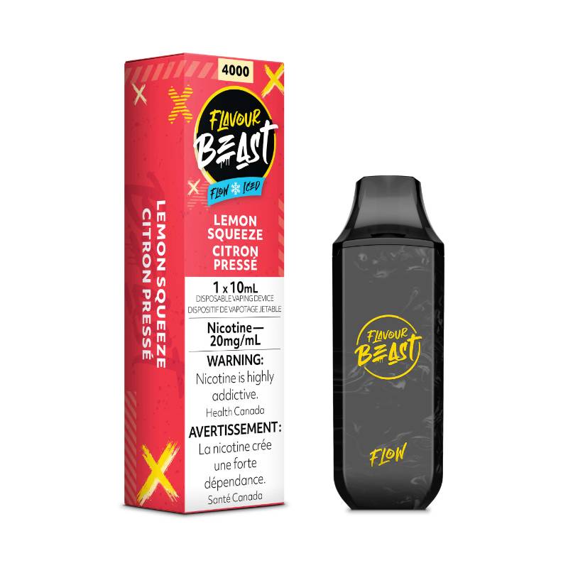 FLAVOUR BEAST 4000 PUFFS LEMON SQUEEZE