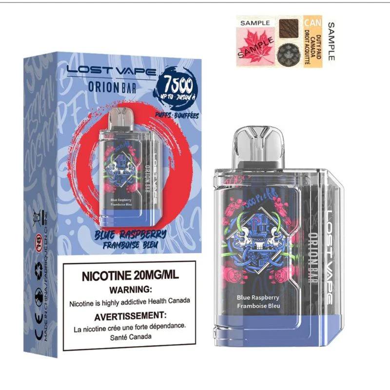 LOST VAPE ORION BAR 7500 BLUE RASPBERRY