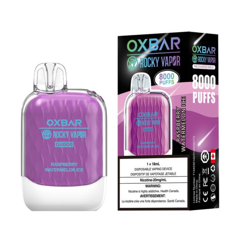 OXBAR 8000 RASPBERRY WATERMELON ICE