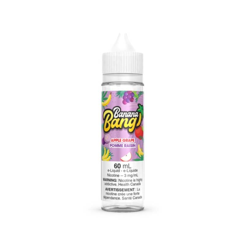 BANANA BANG APPLE GRAPE  FREEBASE 60 ML