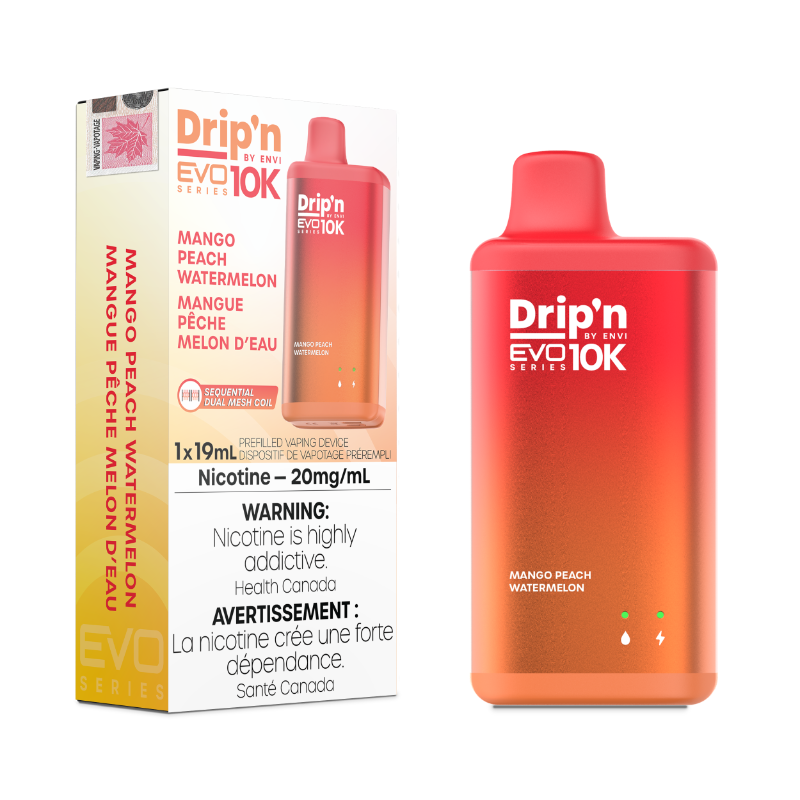 DRIP'N EVO 10K MANGO PEACH WATERMELON