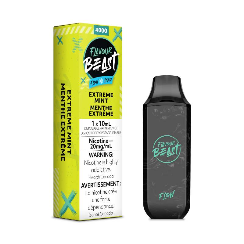 FLAVOUR BEAST 4000 PUFFS EXTREME MINT ICED