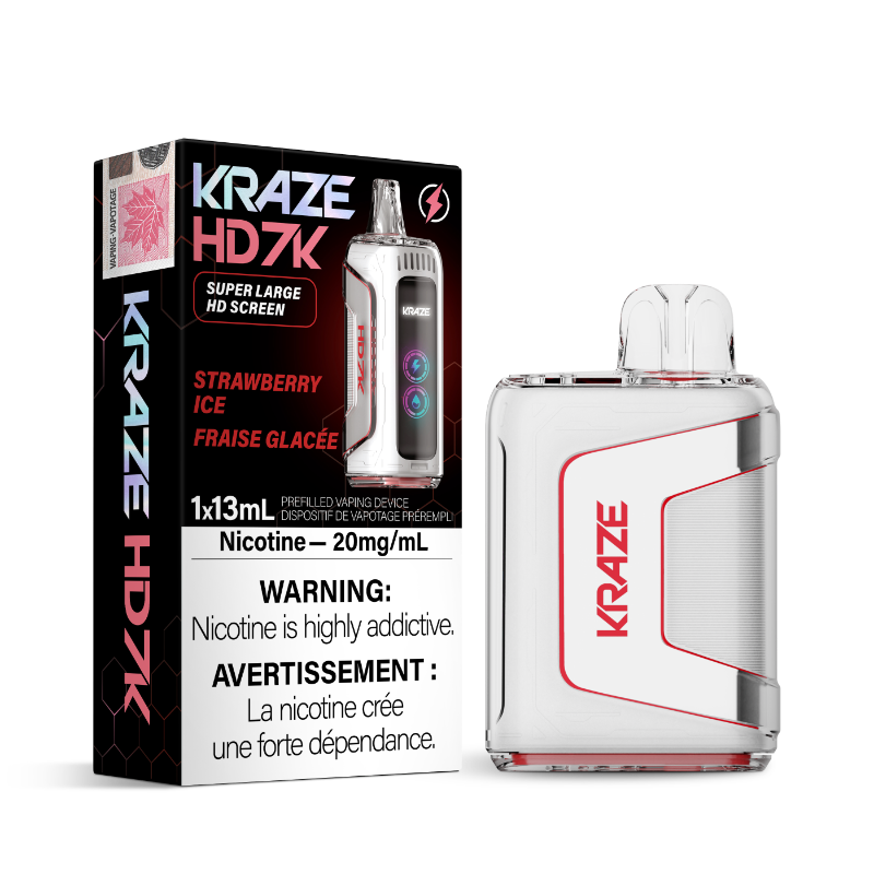 KRAZE HD 7K Strawberry Ice 20mg