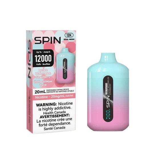 SPIN 12K LYCHEE WATERMELON STRAWBERRY