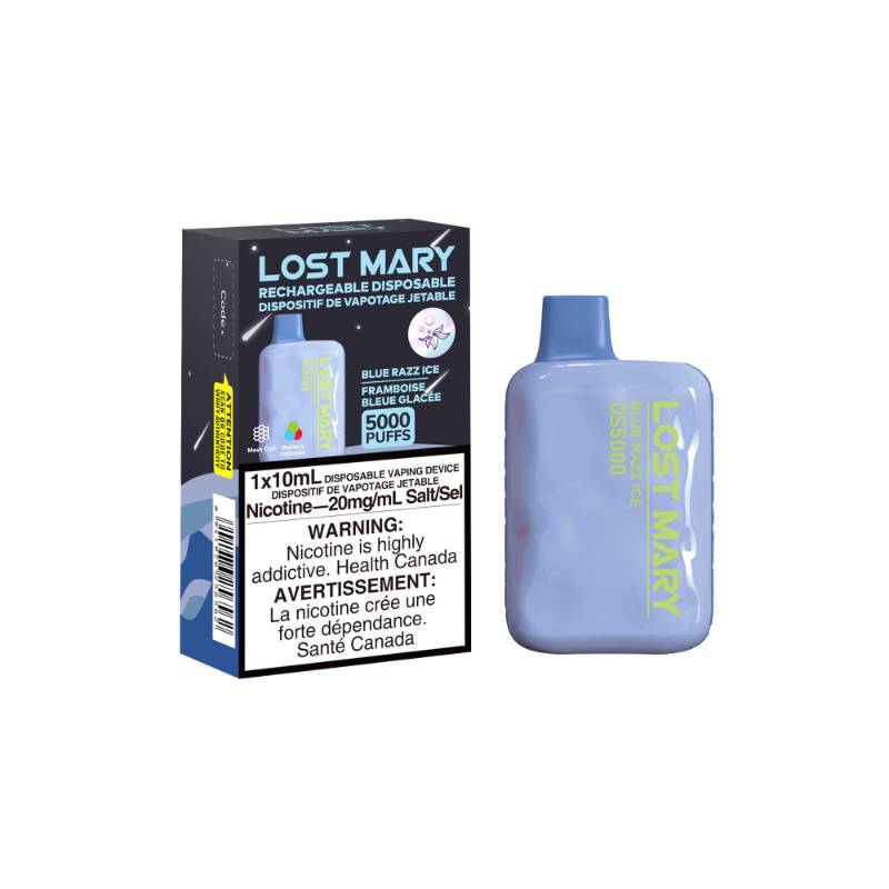 LOST MARY 5000 PUFFS BLUE RAZZ ICE