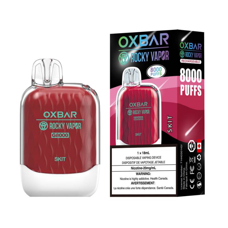 OXBAR 8000 STRAWBERRY BANANA ICE