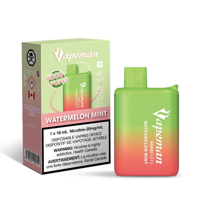 VAPEMAN 6000 WATERMELON MINT