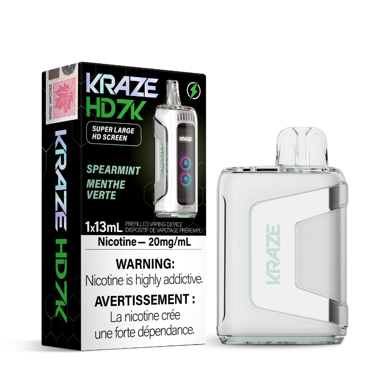 KRAZE HD 7K Spearmint 20mg