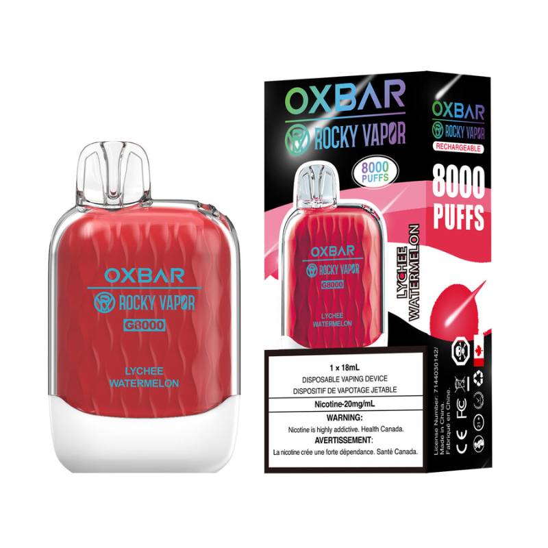 OXBAR 8000 LYCHEE WATERMELON