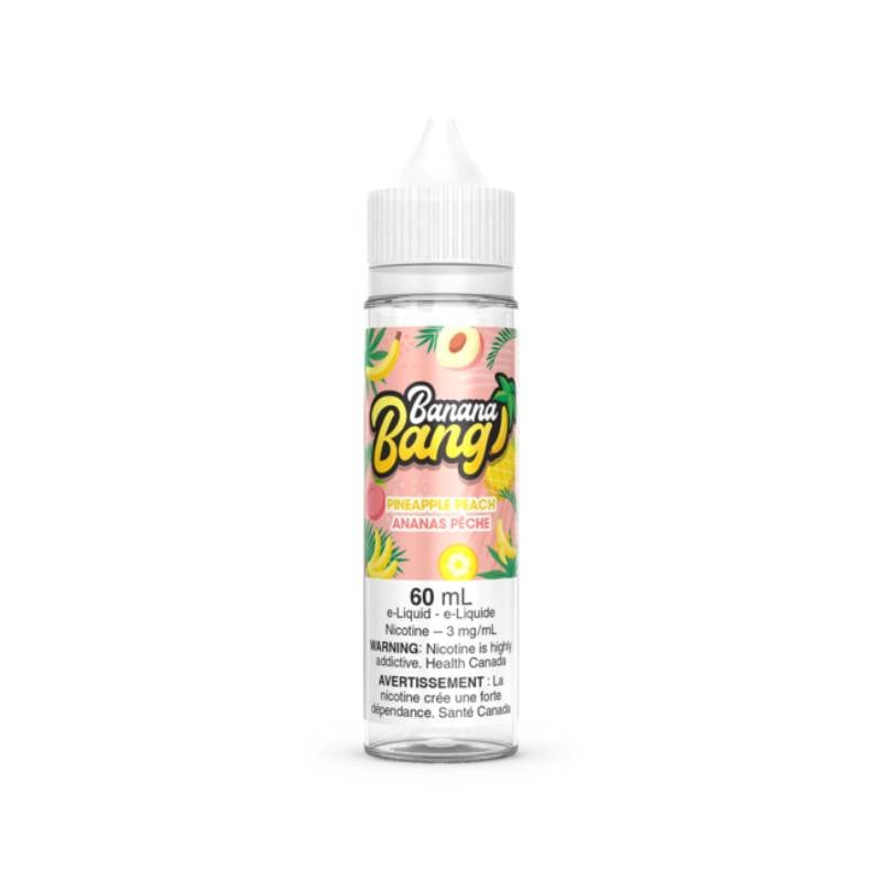 BANANA BANG PINEAPPLE PEACH  FREEBASE 60 ML