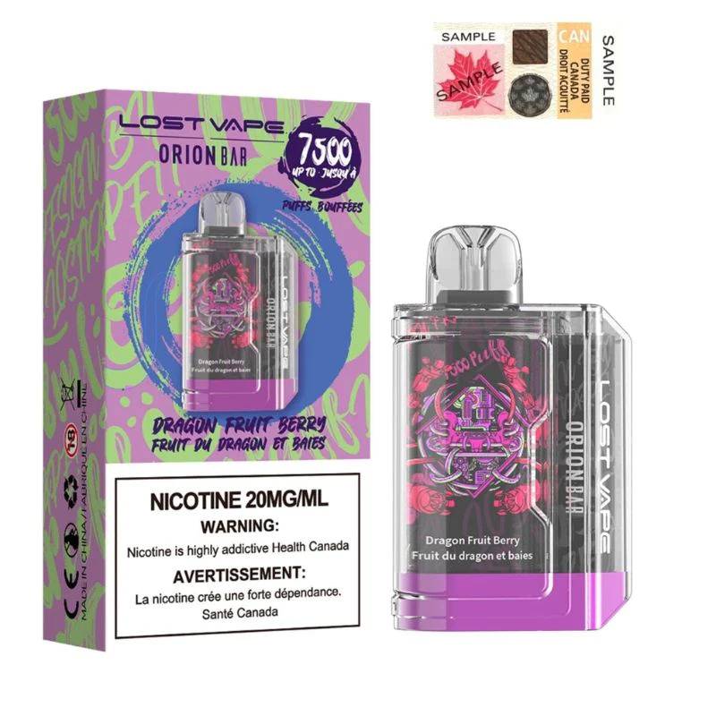 LOST VAPE ORION BAR 7500 DRAGON FRUIT BERRY