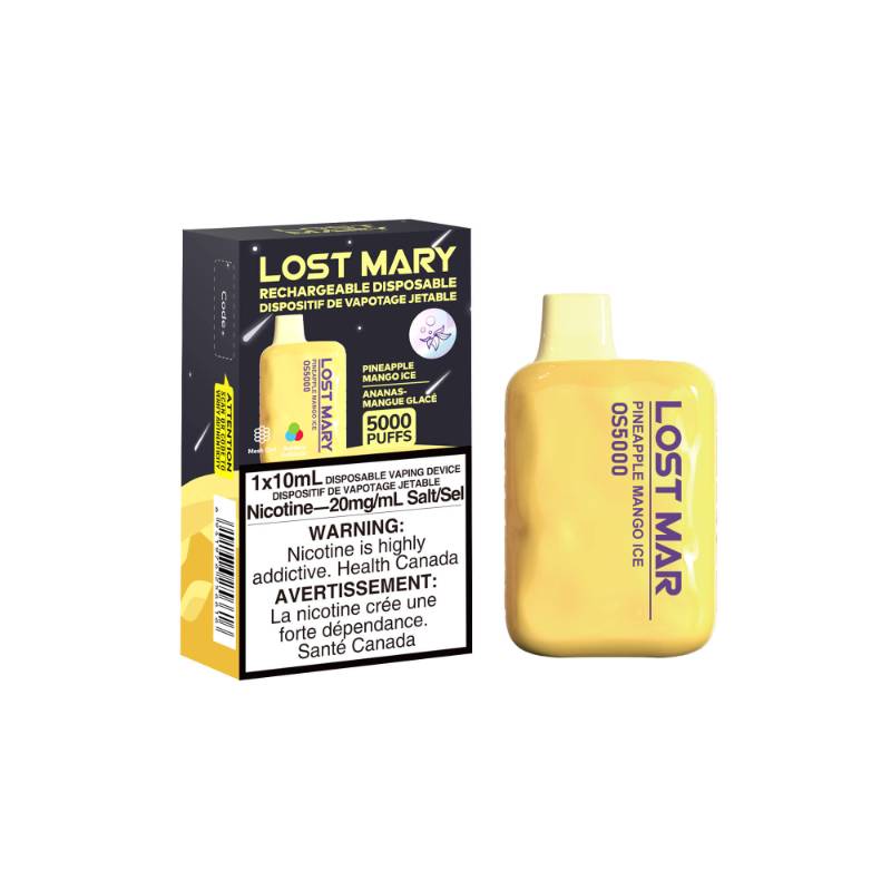 LOST MARY 5000 PUFFS PINEAPPLE MANGO ICE