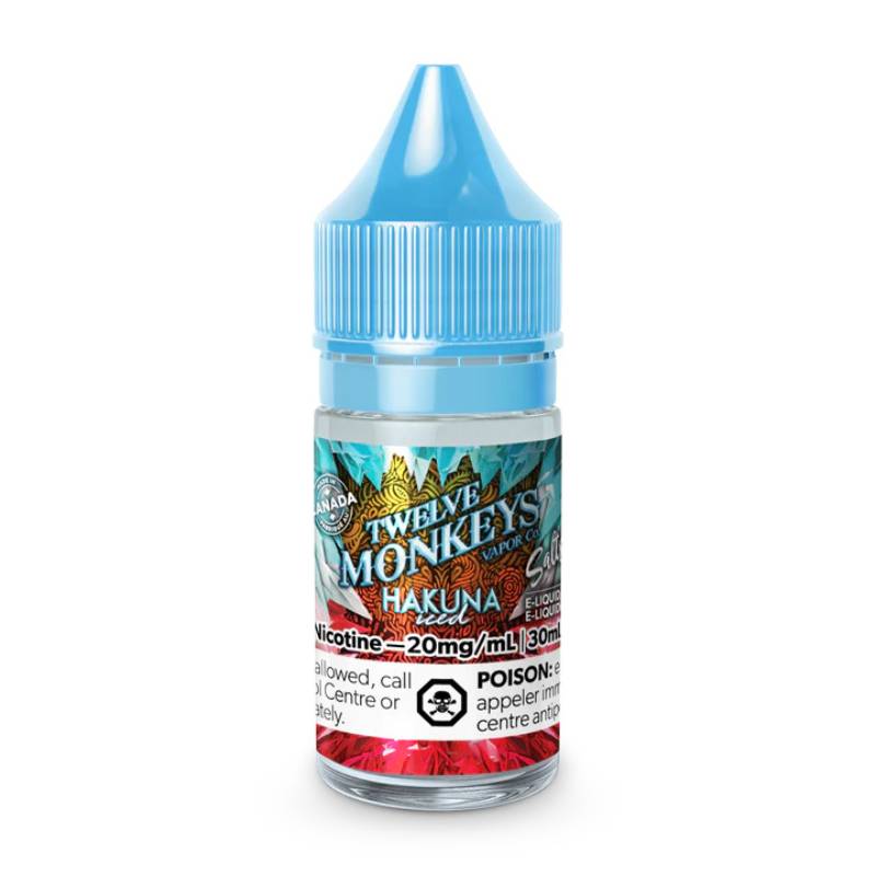 TWELVE MONKEY HAKUNA SALT NIC ICE 30 ML