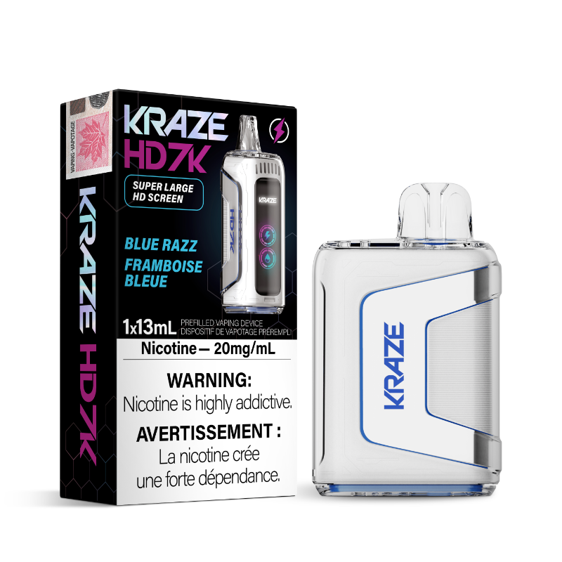 KRAZE HD 7K BLUE RAZZ 20MG