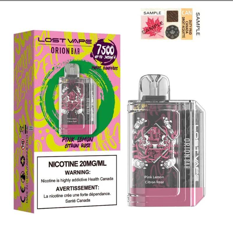 LOST VAPE ORION BAR 7500 PINK LEMON