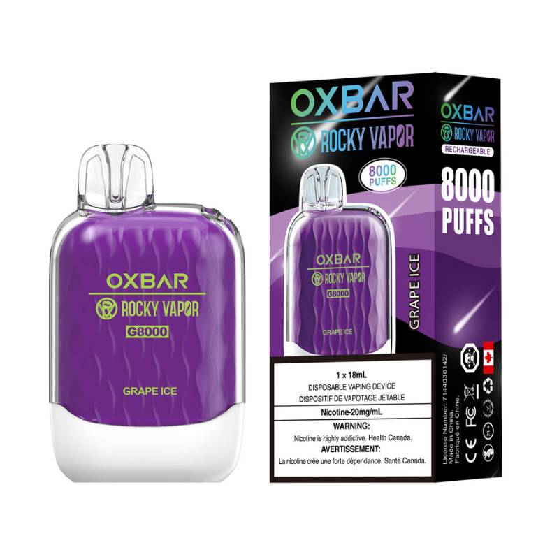 OXBAR 8000 GRAPE ICE