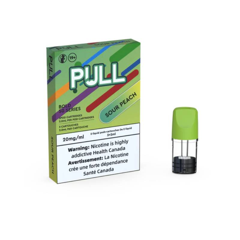 PULL PODS SOUR PEACH 20MG