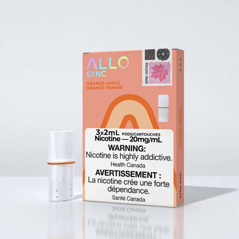 ALLO PODS ORANGE APPLE 20MG