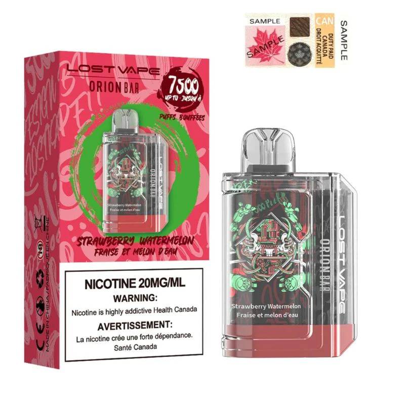 LOST VAPE ORION BAR 7500 STRAWBERRY WATERMELON