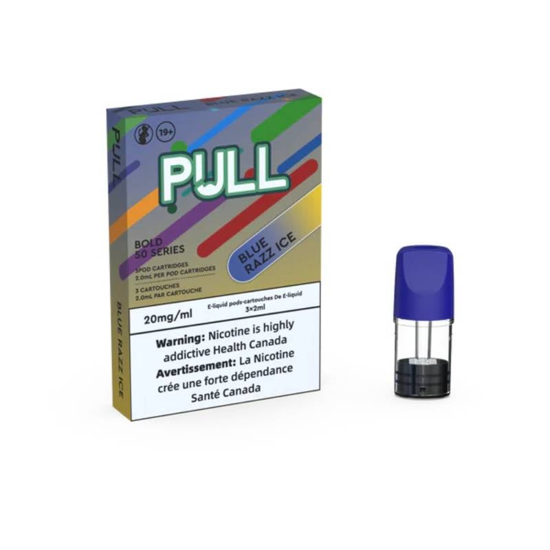 PULL PODS BLUE RAZZ ICE 20MG