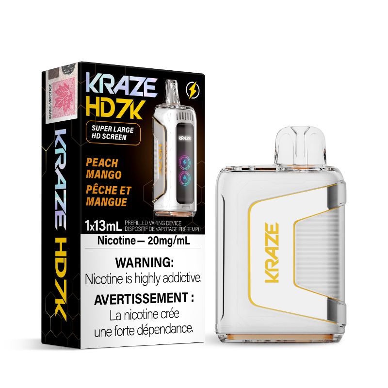 KRAZE HD 7K Peach Mango 20mg