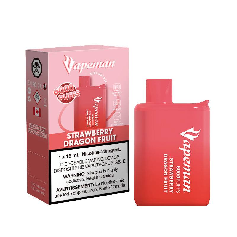 VAPEMAN 6000 STRAWBERRY DRAGON FRUIT