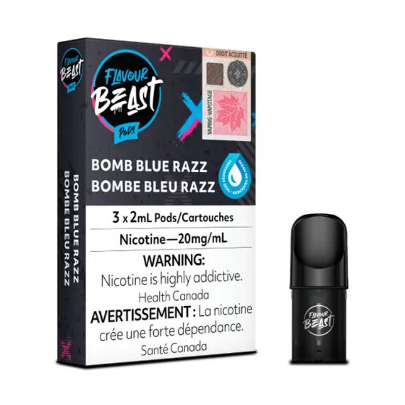 FLAVOUR BEAST POD BOMB BLUE RAZZ