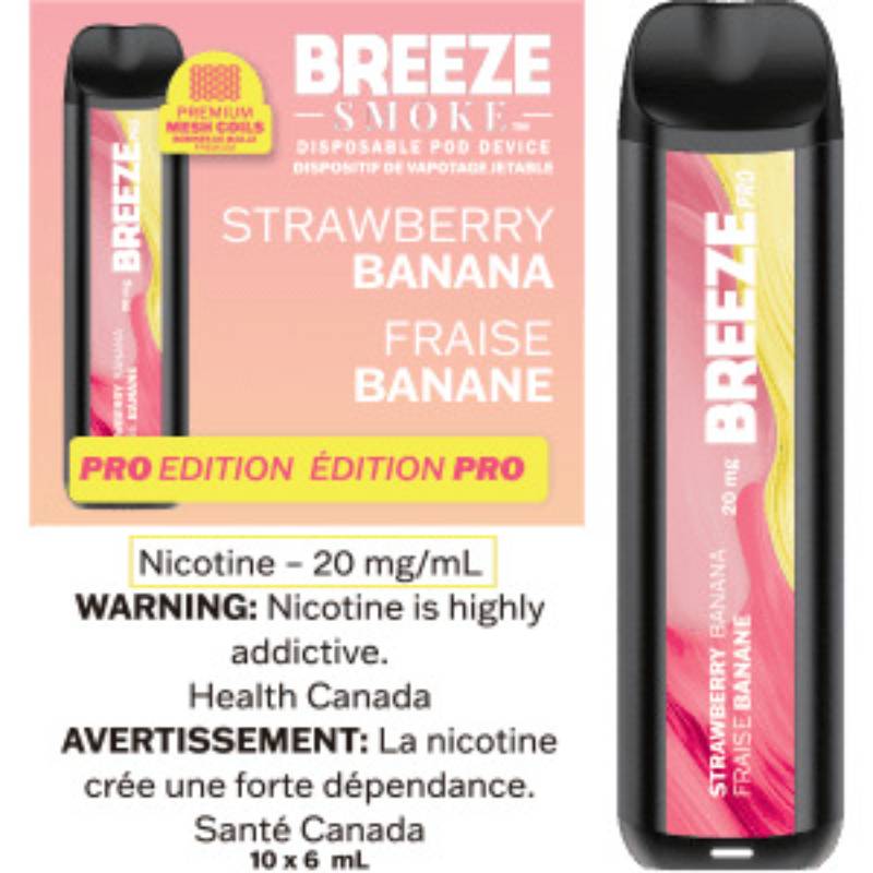 BREEZE PRO 2000 STRAWBERRY BANANA