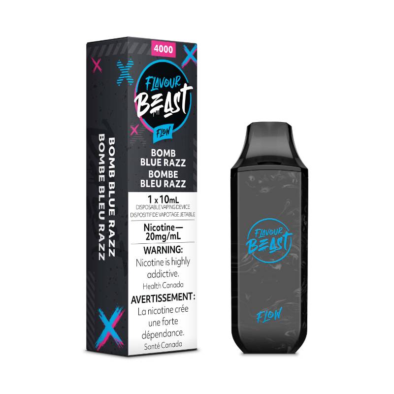 FLAVOUR BEAST 4000 PUFFS BOMB BLUE RAZZ 20MG