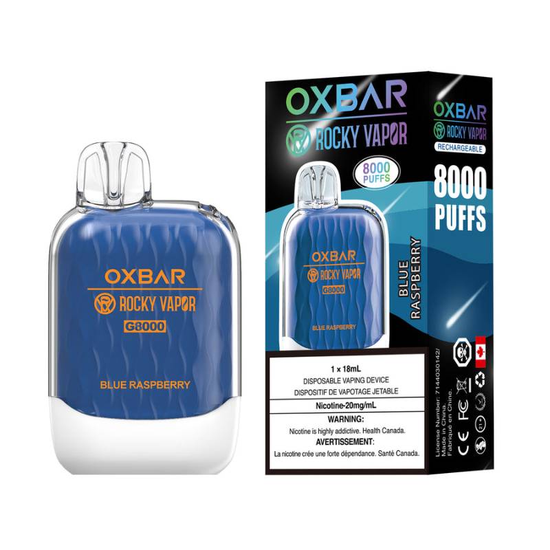 OXBAR 8000 BLUE RASPBERRY