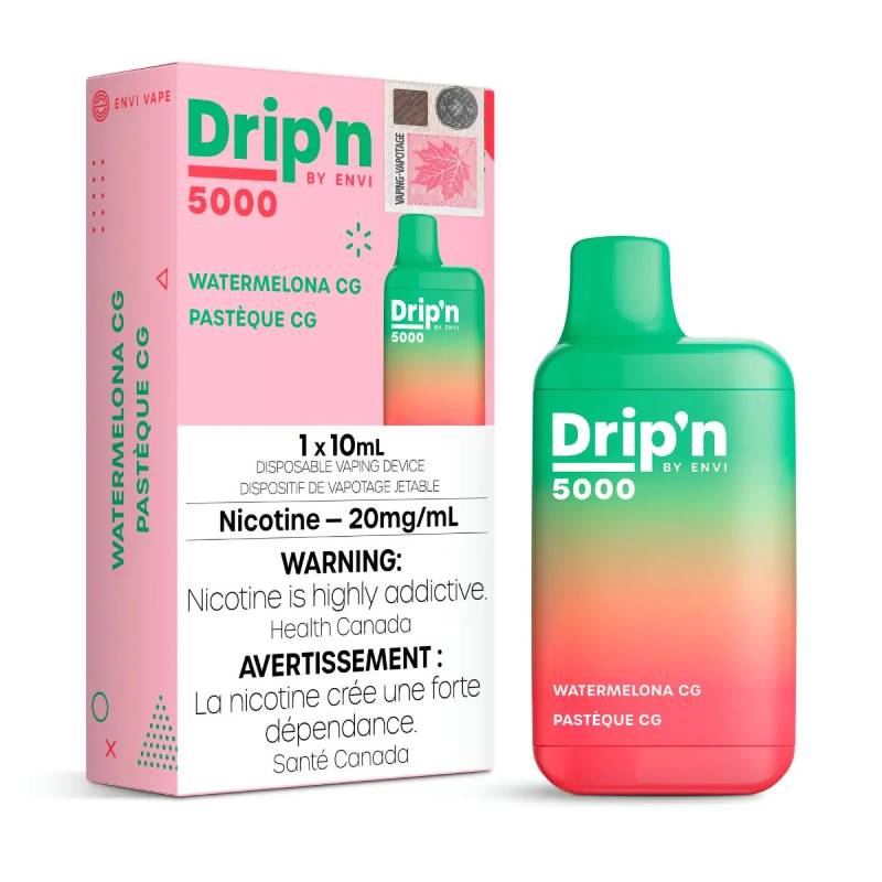 DRIP'N 5000 PUFFS WATERMELON CG