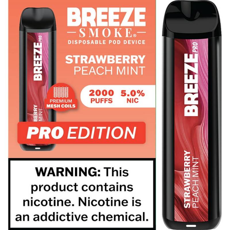 BREEZE 2000 STRAWBERRY PEACH MINT