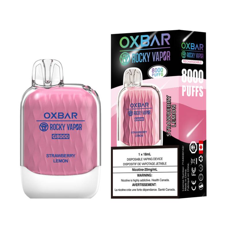 OXBAR 8000 STRAWBERRY LEMON