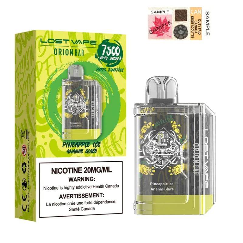 LOST VAPE ORION BAR 7500 PINEAPPLE ICE