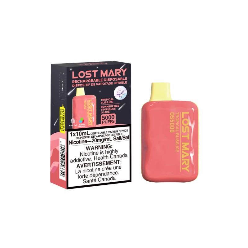 LOST MARY 5000 PUFFS TROPICAL BLISS ICE