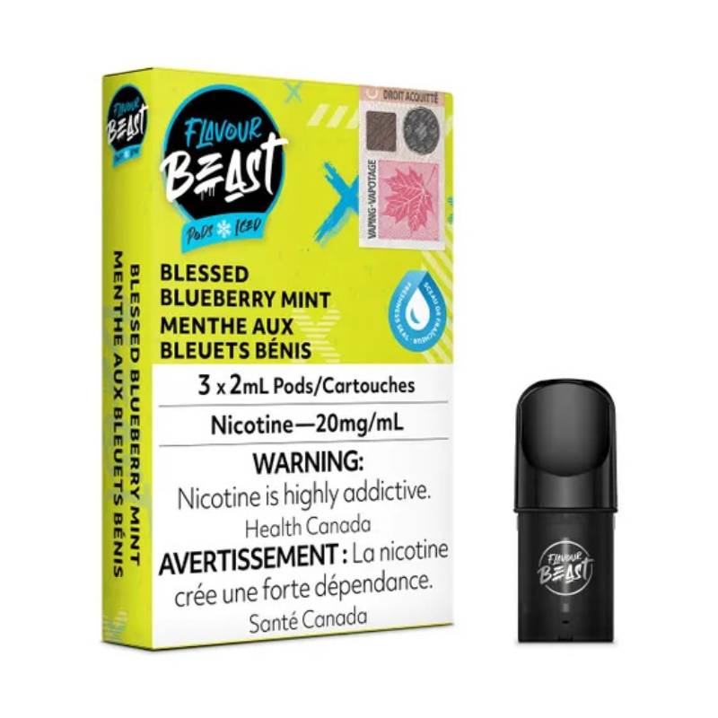 FLAVOUR BEAST POD BLESSED BLUEBERRY MINT ICED