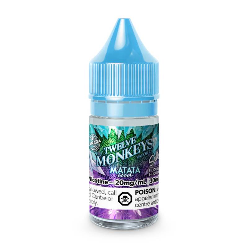 TWELVE MONKEY MATATA SALT NIC ICE 30 ML