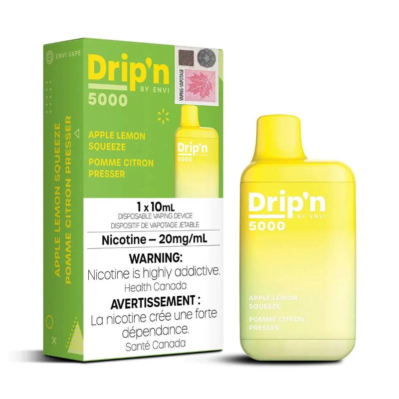 DRIP'N 5000 PUFFS APPLE LEMON SQUEEZE