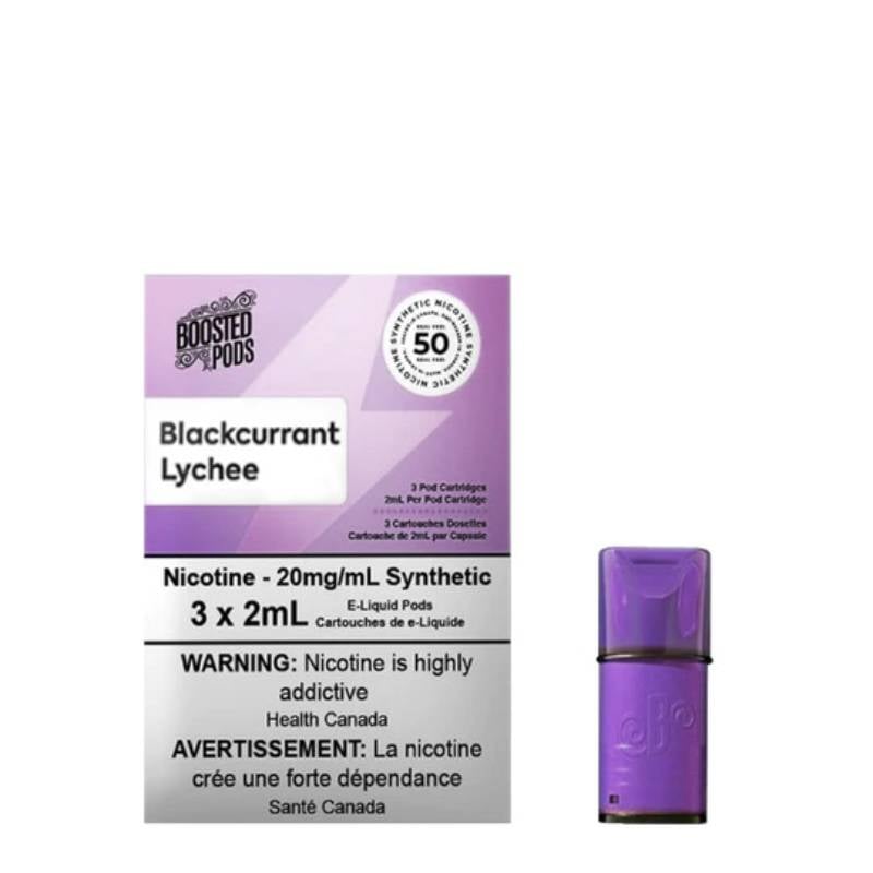 BOOSTED PODS BLACKCURRANT LYCHEE