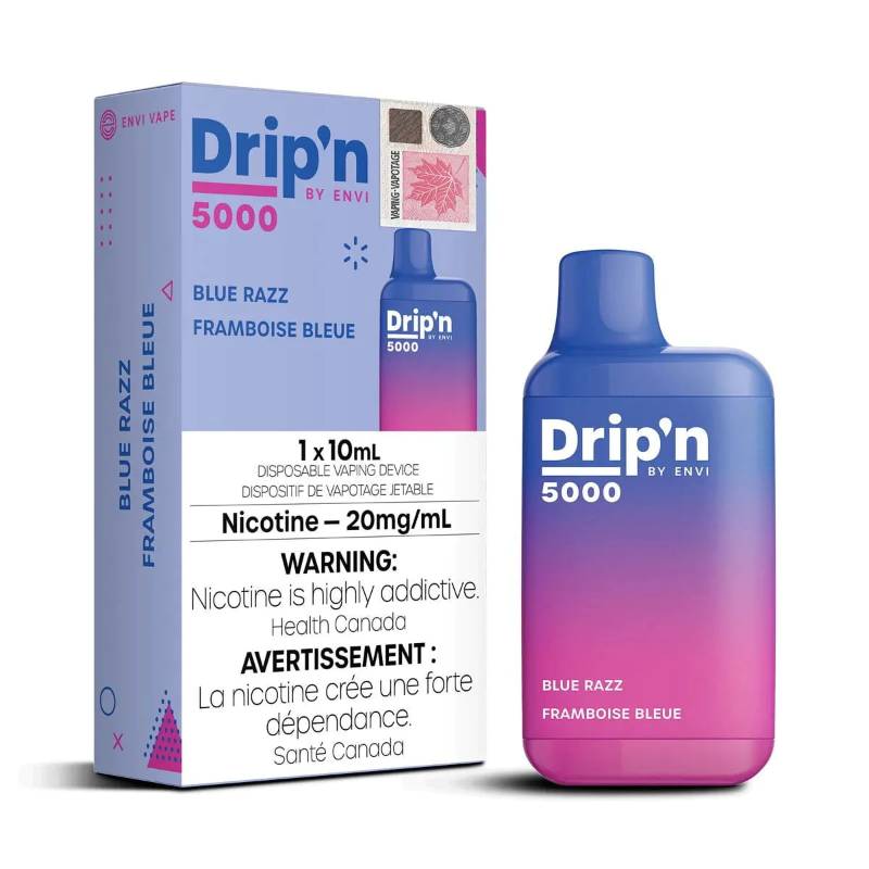 DRIP'N 5000 PUFFS BLUE RAZZ