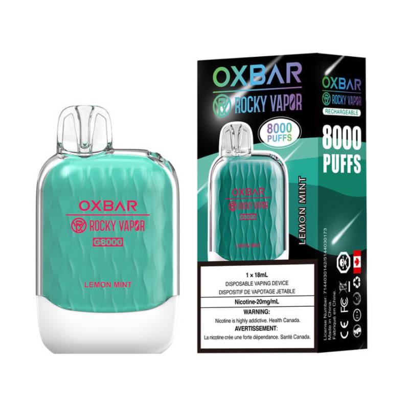 OXBAR 8000 LEMON MINT