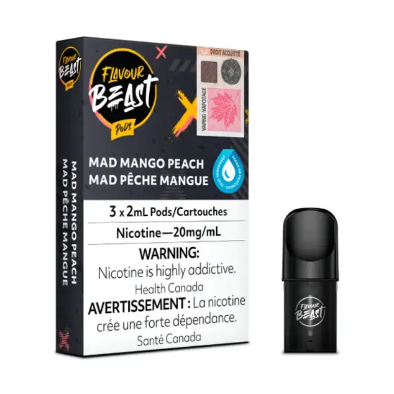 FLAVOUR BEAST POD MAD MANGO PEACH