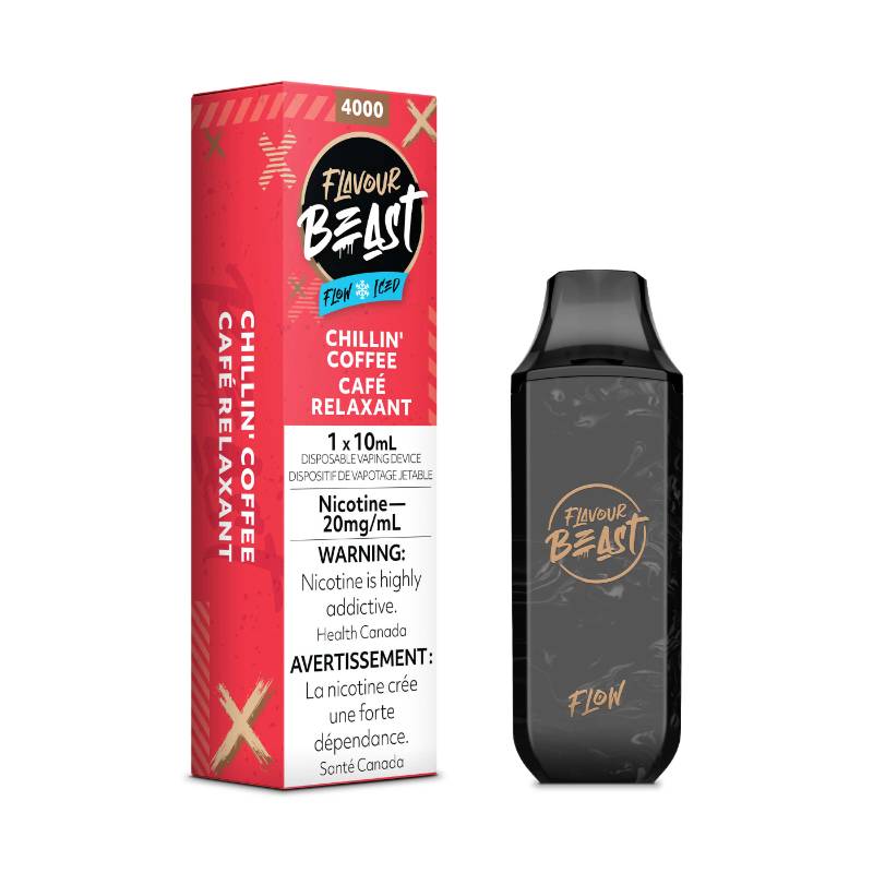 FLAVOUR BEAST 4000 PUFFS CHILLIN COFFEE 20MG